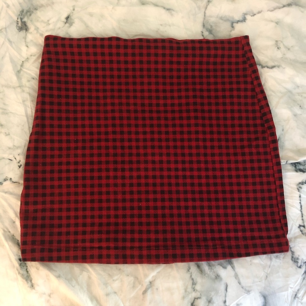 Plaid Mini Skirt
